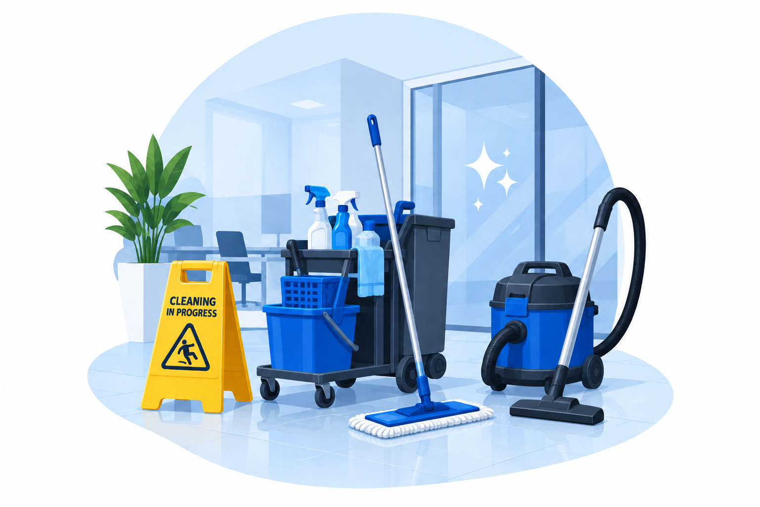 Reinigung und Service