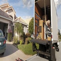Secure storage for furniture and boxes before moving
