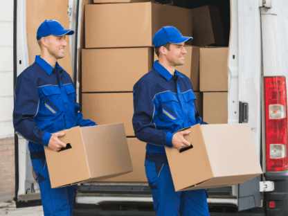 Secure loading of furniture into a moving truck